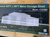 2025 AllMetal K4230W Triple Garage Barn Shed - 2