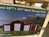 2025 AllMetal K4230G Triple Garage Barn Shed - 2