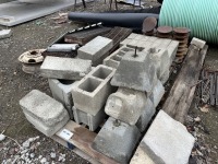 Concrete Blocks & Metal Grates