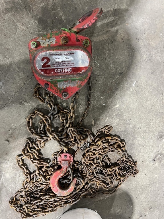 Coffing 2 Ton Chain Hoist