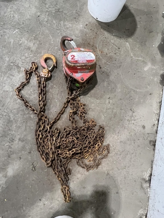 Coffing 2 Ton Chain Hoist