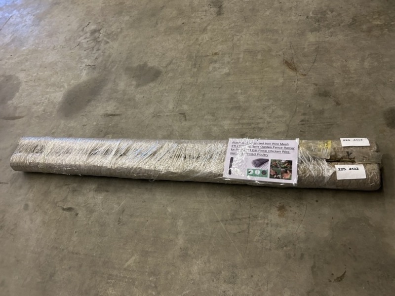 2025 Galvanized Wire Mesh Fencing Qty 2 Rolls