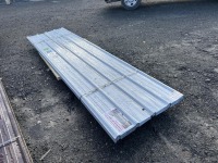 2025 White 12x3 Metal Roof Panels, Qty. 70