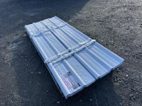 2025 White 8x3 Metal Roof Panels, Qty. 70