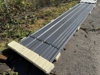 2025 Gray 16x3 Metal Roof Panels, Qty. 30
