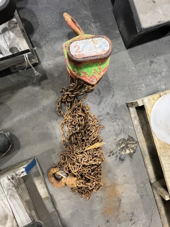 Coffing 2 Ton Chain Hoist