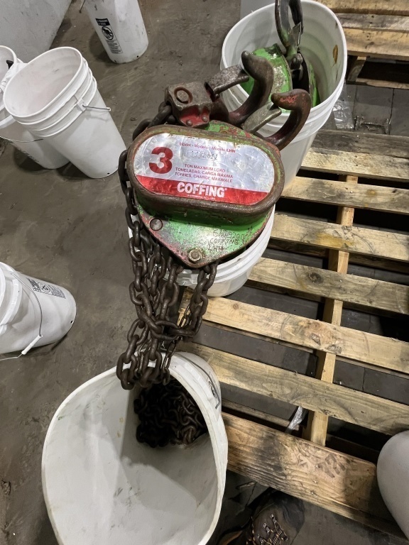 Coffing 3 Ton Chain Hoist