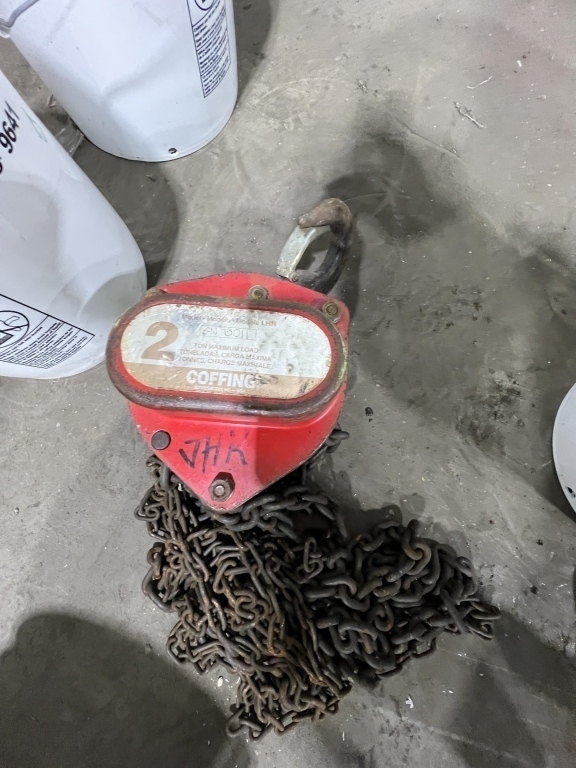 Coffing 2 Ton Chain Hoist