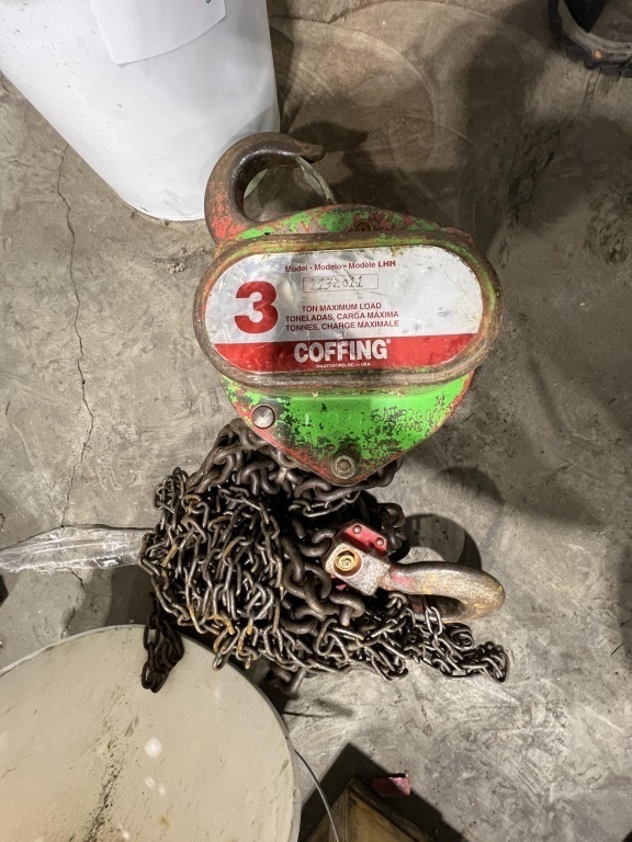 Coffing 3 Ton Chain Hoist