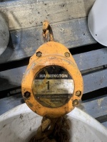 Harrington CF4 1 Ton Chain Hoist