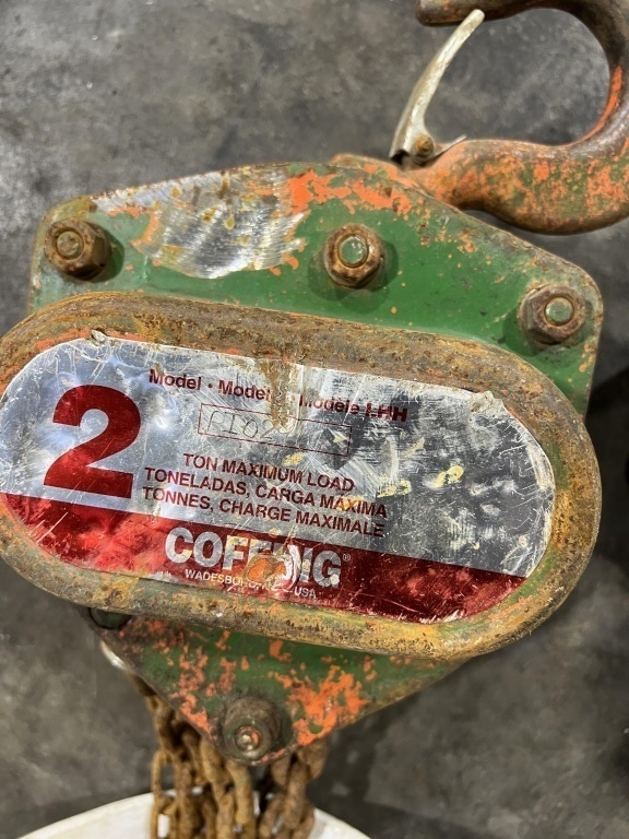 Coffing 2 Ton Chain Hoist