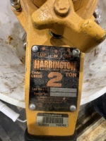 Harrington LB020 2 Ton Chain Hoist Qty 2