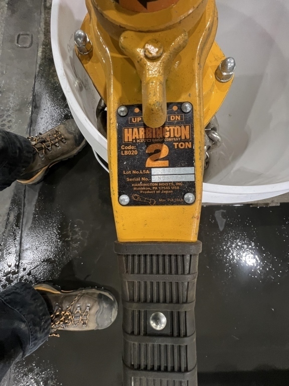 Harrington 2 Ton Chain Hoist