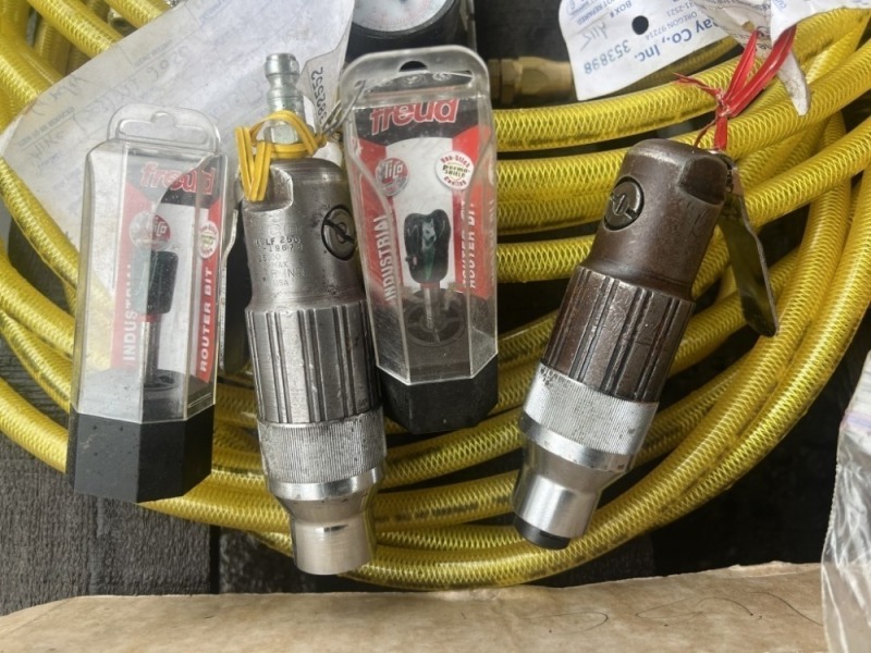 Cleco HGLF250 Pneumatic Routers, Qty. 4 | J. Stout Auction