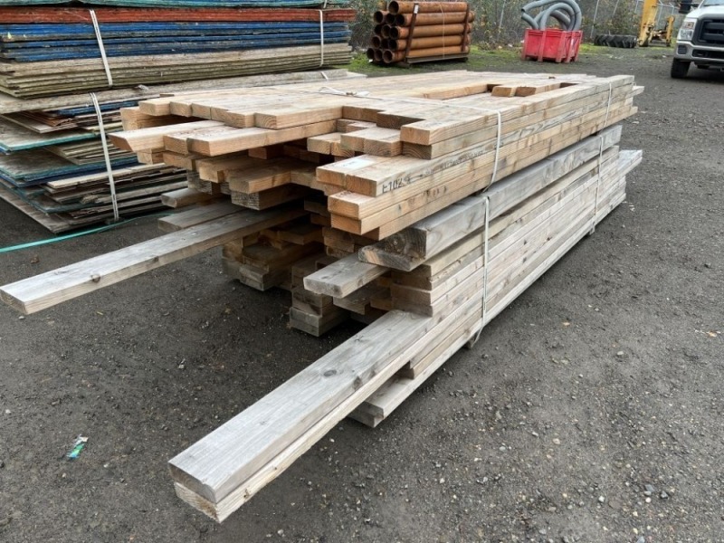 Assorted 2" x 6" & 2" x 4" Lumber