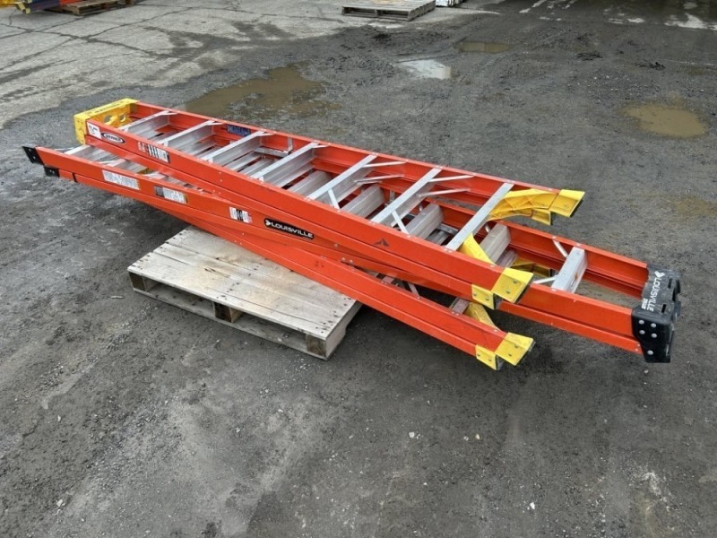 Werner & Louisville Ladders, Qty. 3