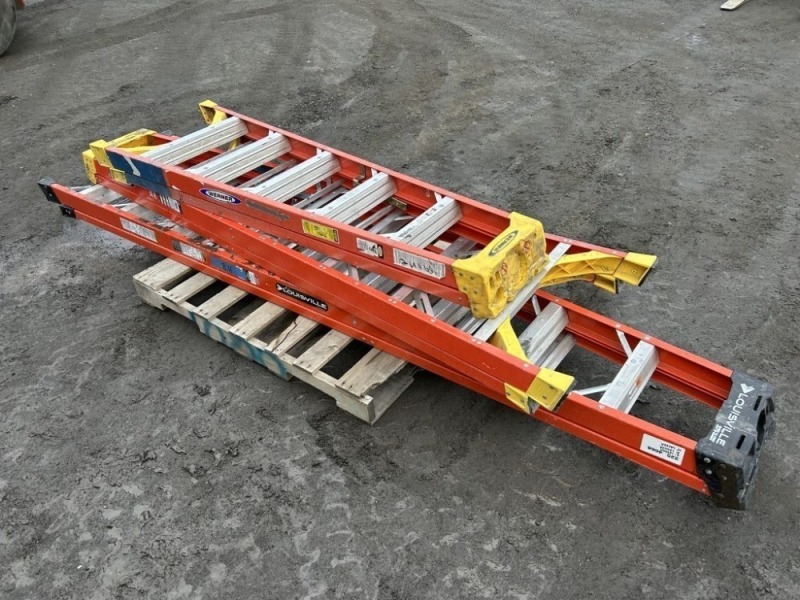 Werner & Louisville Ladders, Qty. 3