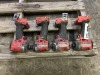 Milwaukee 1/4" Impact Drivers, Qty. 4 - 6