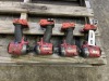 Milwaukee 1/4" Impact Drivers, Qty. 4 - 6