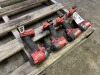 Milwaukee 1/4" Hydraulic Drivers, Qty. 4 - 5