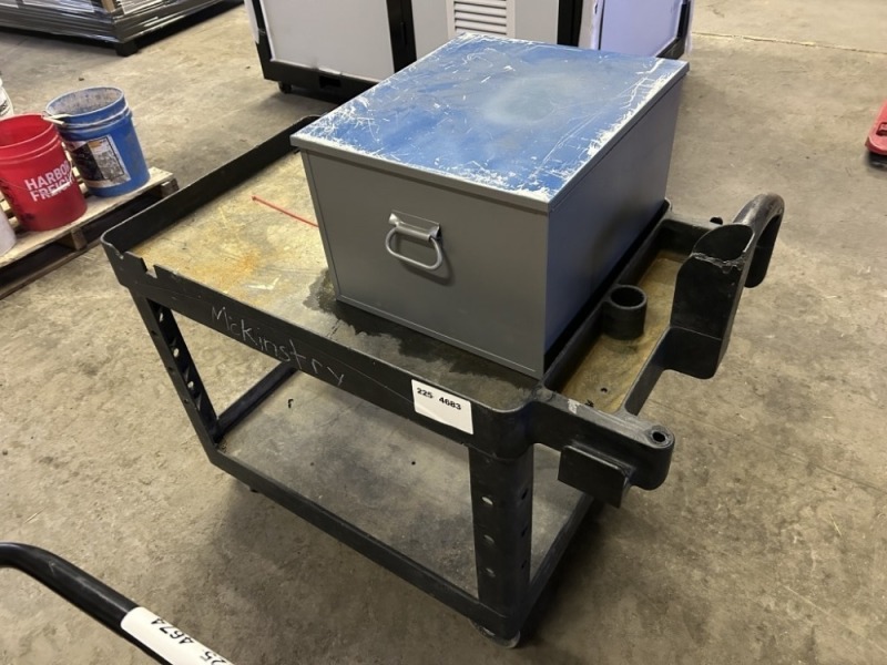 Ridgid Tool Chest & Rubbermaid Cart