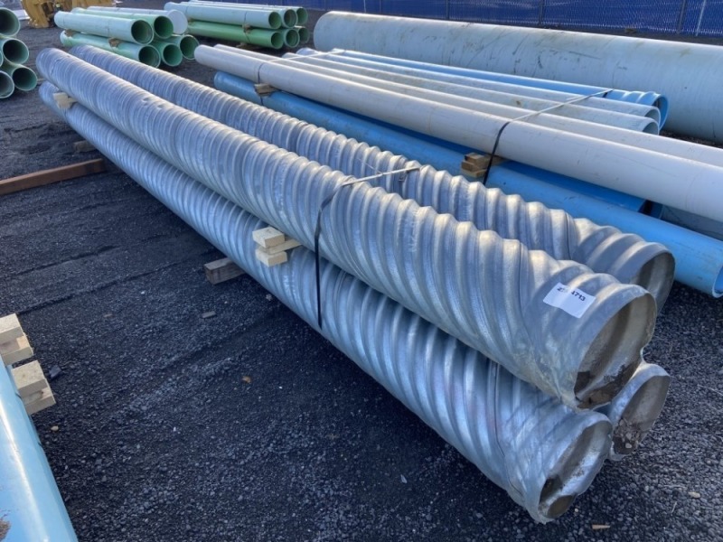 20' Corrugated Metal Pipe, Qty. 4