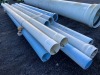 PVC Water Pipes, Qty. 9