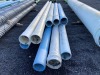 PVC Water Pipes, Qty. 9 - 2