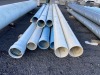 PVC Water Pipes, Qty. 9 - 6