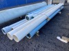 PVC Water Pipes, Qty. 9 - 7