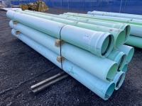 SDR35 PVC Pipes, Qty. 9