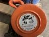 CM, Magna & OZ 1 Ton Chain Hoist, Qty. 3 - 14