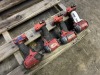 Milwaukee 1/4" Impact Drivers, Qty. 4 - 5