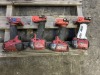 Milwaukee 1/4" Impact Drivers, Qty. 4 - 6