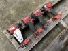 Milwaukee 1/4" Impact Drivers, Qty. 4