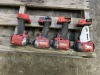 Milwaukee 1/4" Impact Drivers, Qty. 4 - 6