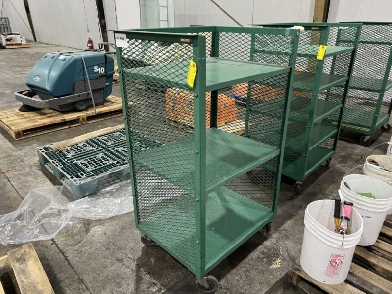 Industrial Metal Utility Trolley