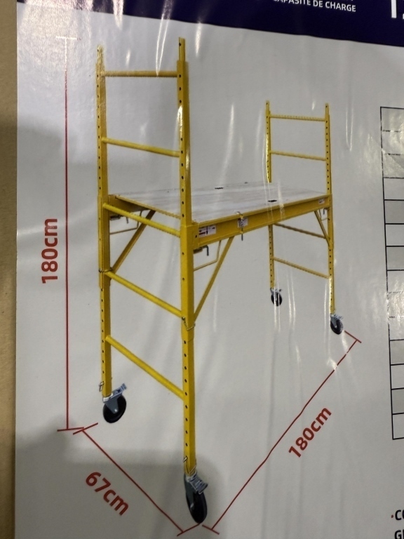 2025 Black Gold Multifunction Scaffold