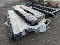 2025 IR Iron Fence Panels, Qty. 16