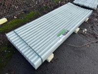 2025 Clear 8x3 Corrugated Roof Panels Qty 100