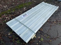 2025 Clear 8x3 Corrugated Roof Panels, Qty 30