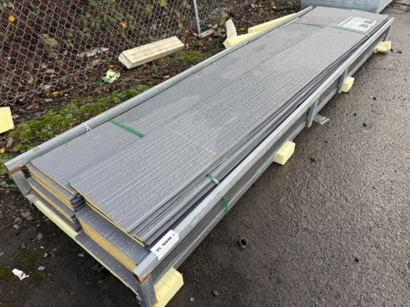 2025 Grey Insulated Metal Wall Panels