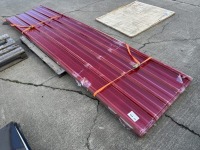 2025 Red 12x3 Corrugated Roof Panels, Qty. 30