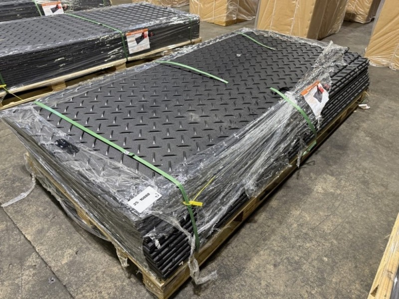 2025 Aboss Ground Protection Mats, Qty. 15