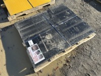 2025 Black 3x4 Steel Diamond Plates, Qty. 20