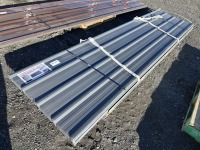 2025 Gray 12x3 Metal Roof Panels, Qty. 70