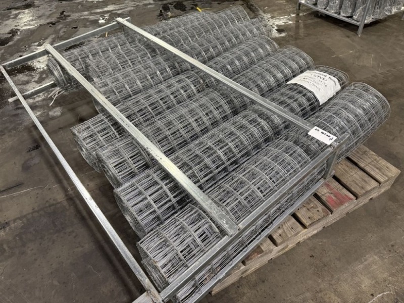 2025 Aboss Galvanized Fence, Qty. 7 Rolls