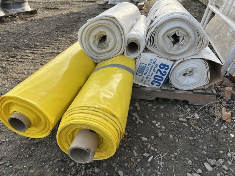 Plastic Sheeting, Qty. 7 Rolls