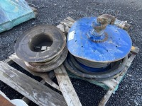 Metal Hose Reels w/Hoses, Qty. 2