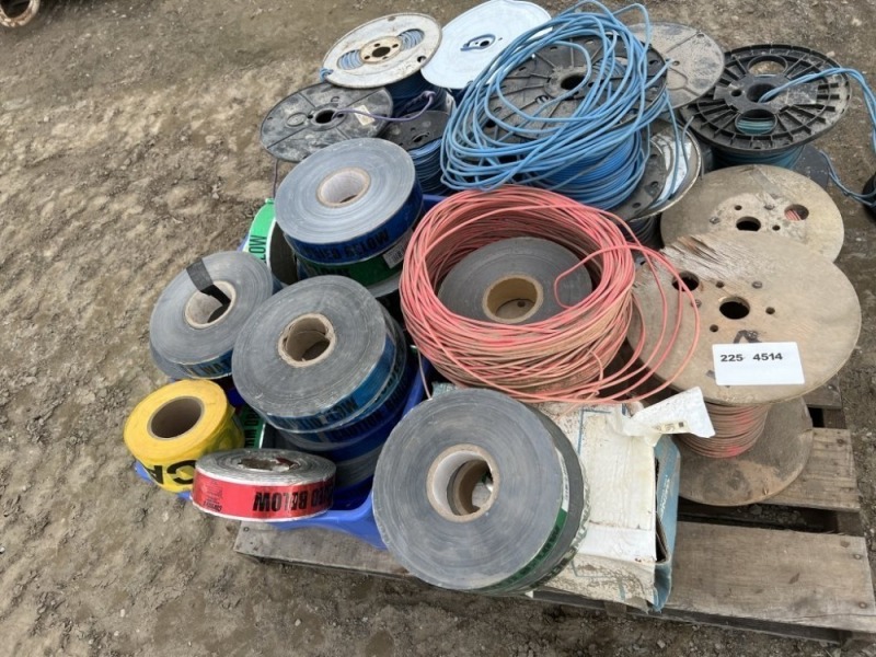 Assorted Wire Spools w/Wire